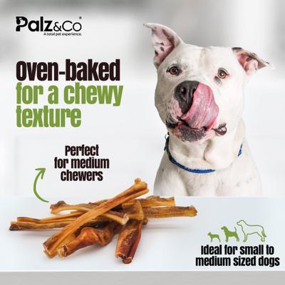 Show full view: Palz&Co Moodog Beef Grain-Free Soft & Chewy Cheek Strips Sticks Dog Treats, 10-oz bag, 12 count slide 7 of 10