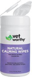 Vet Worthy Remedy Calming Wipes for Dogs, 70 count