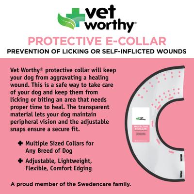 Show full view: Vet Worthy Cone E-Collar for Dogs, Medium slide 3 of 5