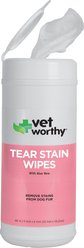 Vet Worthy Tear Stain Dog Wipes, 60 count