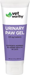 Vet Worthy Paw Gel Feline Urinary Support Supplement for Cats, 3-oz tube
