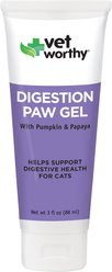 Vet Worthy Paw Gel Feline Digestive Aid Supplement for Cats, 3-oz tube