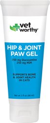 Vet Worthy Paw Gel Feline Hip & Joint Supplement for Cats, 3-oz tube