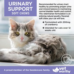 Vet Worthy Feline Soft Chew Urinary Aid Supplement for Cats, 60 count slide 2 of 3