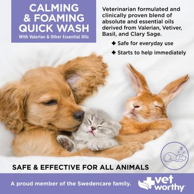 Show full view: Vet Worthy Quick Wash Remedy Calming Spray for Dogs, 6.6-fl oz bottle slide 4 of 4