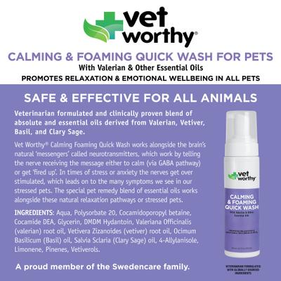 Show full view: Vet Worthy Quick Wash Remedy Calming Spray for Dogs, 6.6-fl oz bottle slide 3 of 4