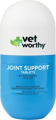 Vet Worthy Chewable Tablet Joint Support Supplement for Dogs, 90 count