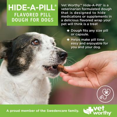 Show full view: Vet Worthy Hide a Pill Cheese & Bacon Paste Chew Supplement for Dogs, 8-oz jar slide 4 of 4