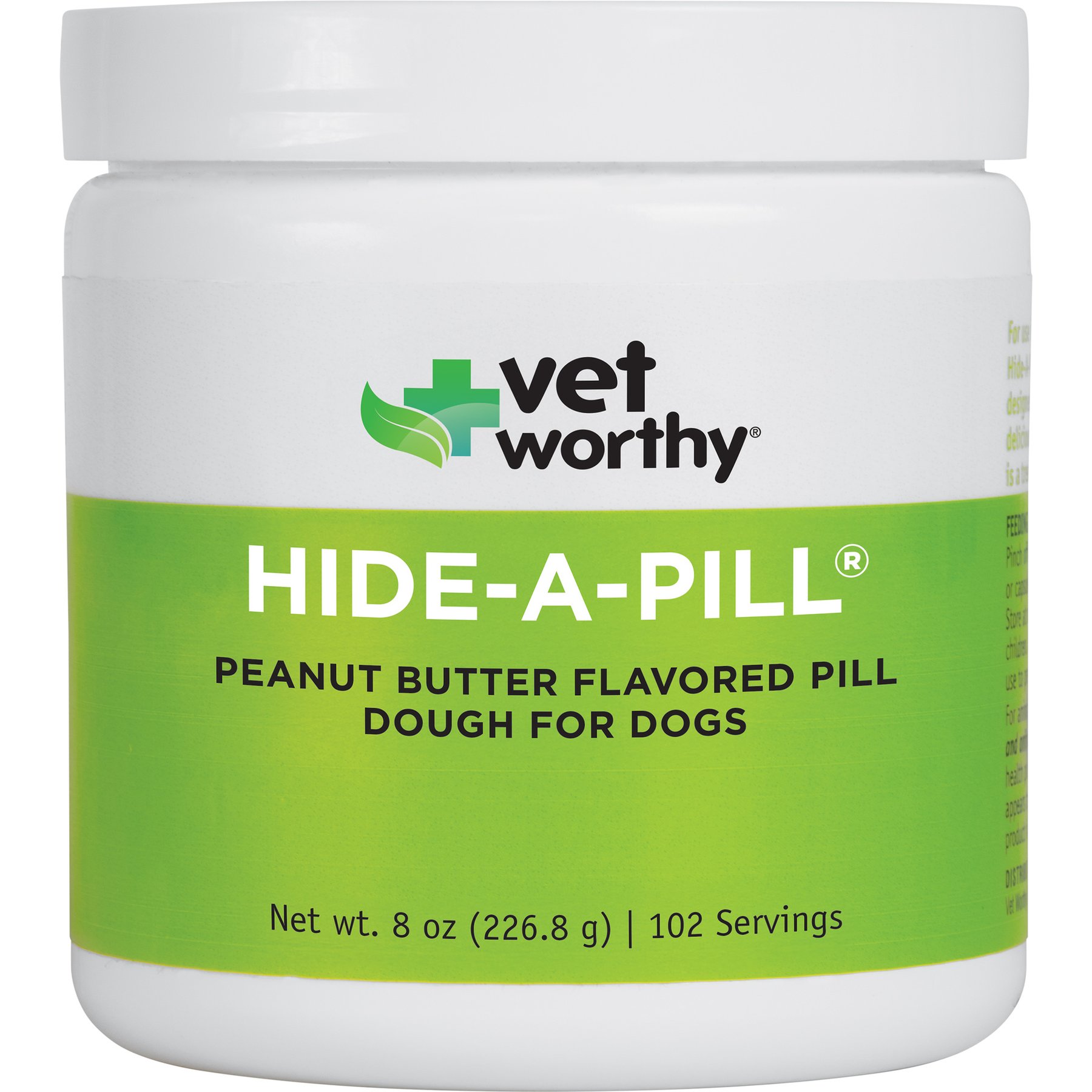 Vet Worthy Hide a Pill Peanut Butter Paste Chew Supplement for Dogs, 8-oz jar