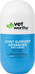 Vet Worthy Advanced Soft Chew Joint Support Supplement for Dogs, 60 count