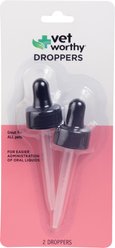 Vet Worthy Droppers for Dogs, Set of 2