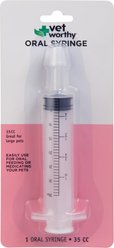 Vet Worthy Oral Syringe for Dogs, 35-cc