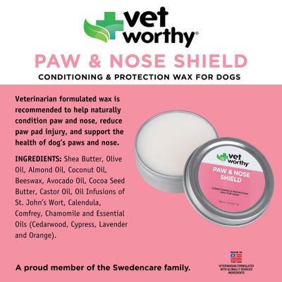 Show full view: Vet Worthy Paw Pad Shield Conditioning Protection Dog Wax, 2-oz jar slide 3 of 4
