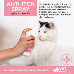 Vet Worthy Feline Cat Anti-Itch Spray, 4-fl oz bottle slide 2 of 3