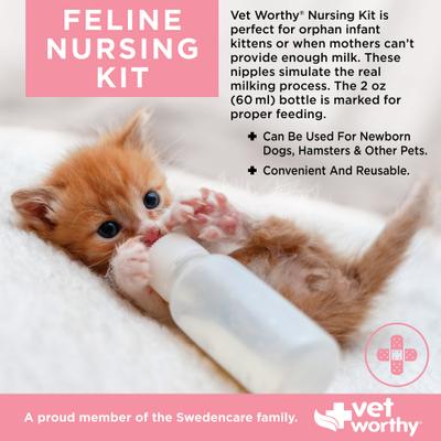 Show full view: Vet Worthy Feline Nursing Kit for Cats, 2-fl oz bottle slide 3 of 3