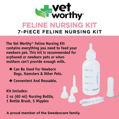 Show full view: Vet Worthy Feline Nursing Kit for Cats, 2-fl oz bottle slide 2 of 3