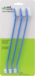 Vet Worthy Dog Toothbrush, Set of 3 slide 1 of 3