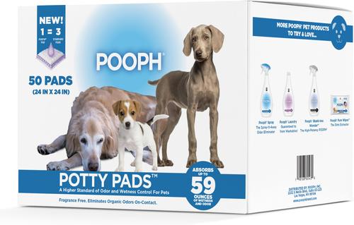 Show full view: POOPH Unscented Dog Potty Pads, 24 x 24-in, 50 count slide 2 of 9