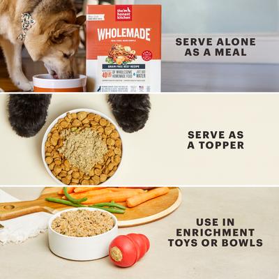 Show full view: The Honest Kitchen Whole Grain Turkey Recipe + Chicken Recipe Dehydrated Dog Food, 10-lb box slide 5 of 8
