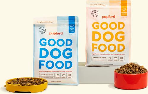 Show full view: Pupford Good Dog Food Kibble Ocean Fish Recipe High Protein Freeze-Dried Dog Food, 3.5-lb bag slide 6 of 6