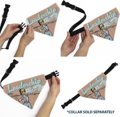 Show full view: Buckle-Down Disney Toy Story Bo Peep Leadership Goals Slip-On Dog Bandana, Pink slide 6 of 6