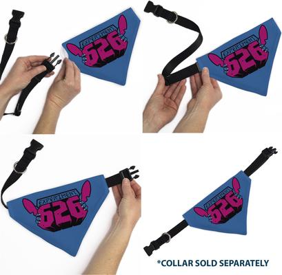 Show full view: Buckle-Down Disney Stitch Experiment 626 Slip-On Dog Bandana, Blue slide 6 of 6