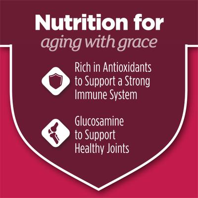 Show full view: Cat Chow Essentials 7+ Immune + Joint Health Recipe Senior Dry Cat Food, 14-lb bag slide 7 of 13