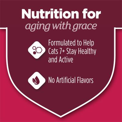 Show full view: Cat Chow Essentials 7+ Immune + Joint Health Recipe Senior Dry Cat Food, 14-lb bag slide 10 of 13