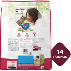 Cat Chow Essentials 7+ Immune + Joint Health Recipe Senior Dry Cat Food, 14-lb bag