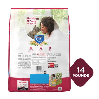 Show full view: Cat Chow Essentials 7+ Immune + Joint Health Recipe Senior Dry Cat Food, 14-lb bag slide 4 of 13