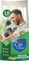 Cat Chow Indoor Hairball & Healthy Weight Dry Cat Food, 3.15-lb bag