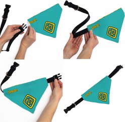 Buckle-Down Scooby Doo Collar Logo Dog Bandana slide 2 of 7