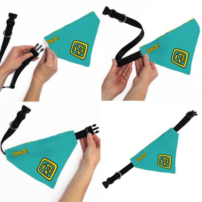 Show full view: Buckle-Down Scooby Doo Collar Logo Dog Bandana slide 7 of 8