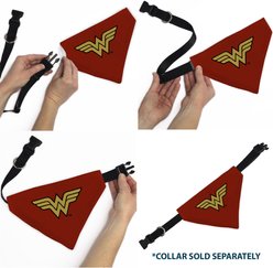Buckle-Down DC Comics Wonder Woman WW Logo Dog Bandana slide 2 of 6