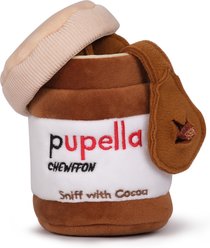 CHEWFFON Pupella Interactive Enrichment Puzzle Crinkle Snuffle Dog Toy, Brown