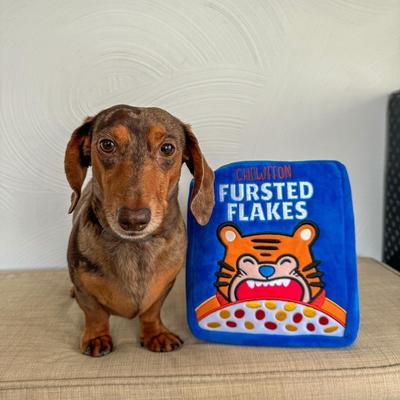 Show full view: CHEWFFON Fursted Flakes Interactive Enrichment Puzzle Crinkle Treat Dog Toy, Blue slide 7 of 7