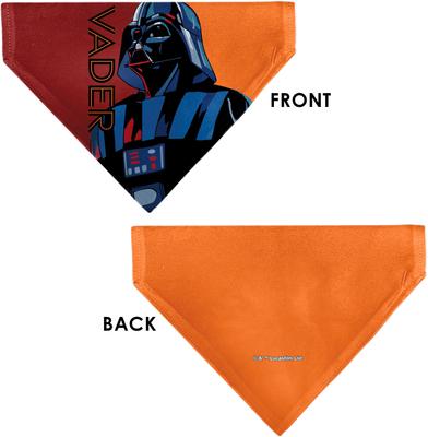 Show full view: Buckle-Down Star Wars Vader Text & Pop Art Pose Dog Bandana slide 3 of 6