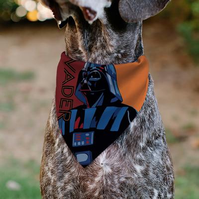 Show full view: Buckle-Down Star Wars Vader Text & Pop Art Pose Dog Bandana slide 4 of 6