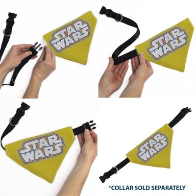 Show full view: Buckle-Down Star Wars Title Logo Dog Bandana slide 6 of 6