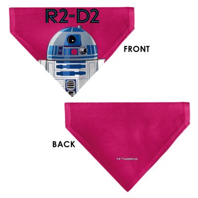 Show full view: Buckle-Down Star Wars R2 D2 Text & Pop Art Pose Dog Bandana slide 3 of 6