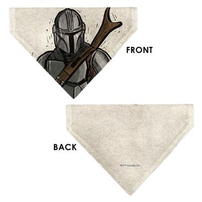 Show full view: Buckle-Down Star Wars the Madalorian Impression Painting Dog Bandana slide 4 of 7