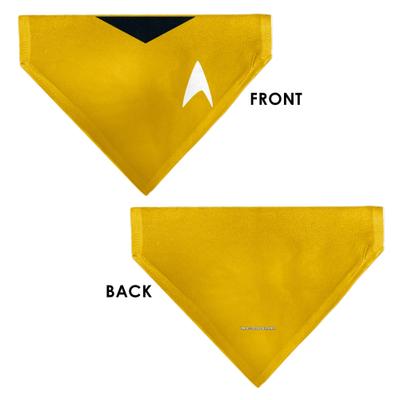 Show full view: Buckle-Down Star Trek The Original Series Captain Kirk Golden Uniform Dog Bandana slide 3 of 6