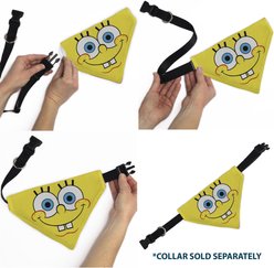 Buckle-Down Spongebob Squarepants Face Close Up Dog Bandana slide 2 of 6