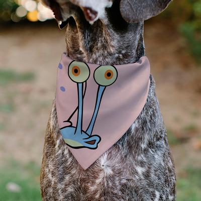 Show full view: Buckle-Down Spongebob Squarepants Gary the Snail Face Close Up Dog Bandana slide 5 of 7