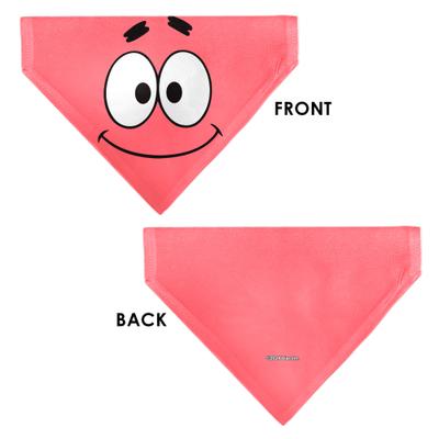 Show full view: Buckle-Down Spongebob Squarepants Patrick Star Face Close Up Dog Bandana slide 3 of 6
