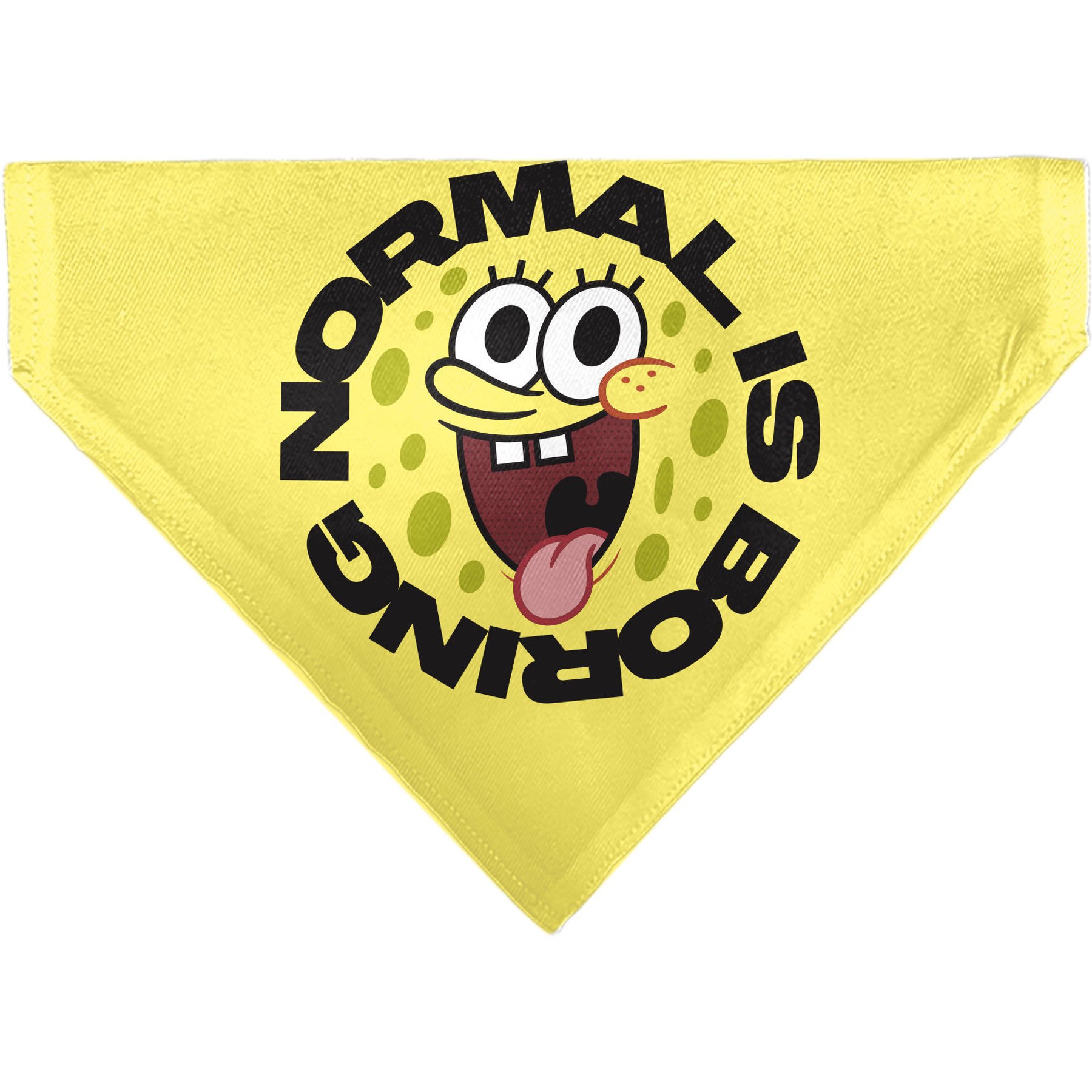 Buckle-Down Spongebob Squarepants Normal Is Boring Pose Dog Bandana