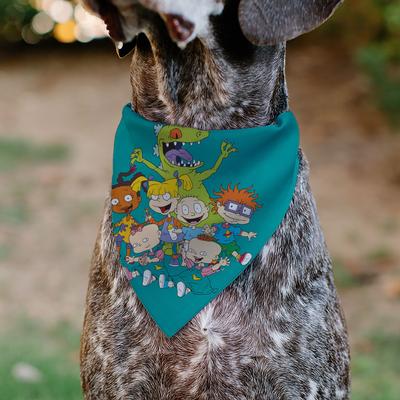 Show full view: Buckle-Down Rugrats Kids Group Pose & Title Logo Dog Bandana slide 4 of 6