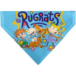Buckle-Down Rugrats Four Character Group Pose & Title Logo Dog Bandana