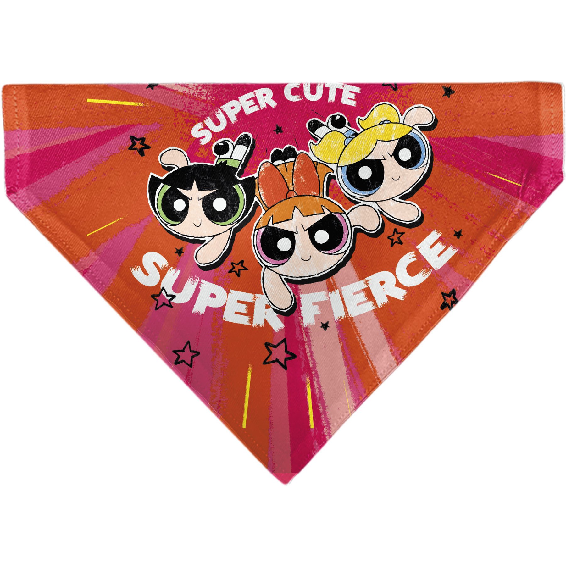 Buckle-Down Powerpuff Girls Super Cute Super Fierce Group Pose Dog Bandana