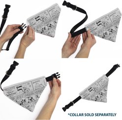Buckle-Down Peanuts Good Ol Charlie Brown Comic Scene Blocks Dog Bandana slide 2 of 7